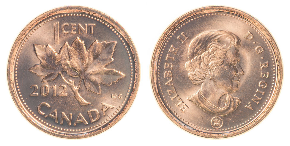 Canadian penny worth